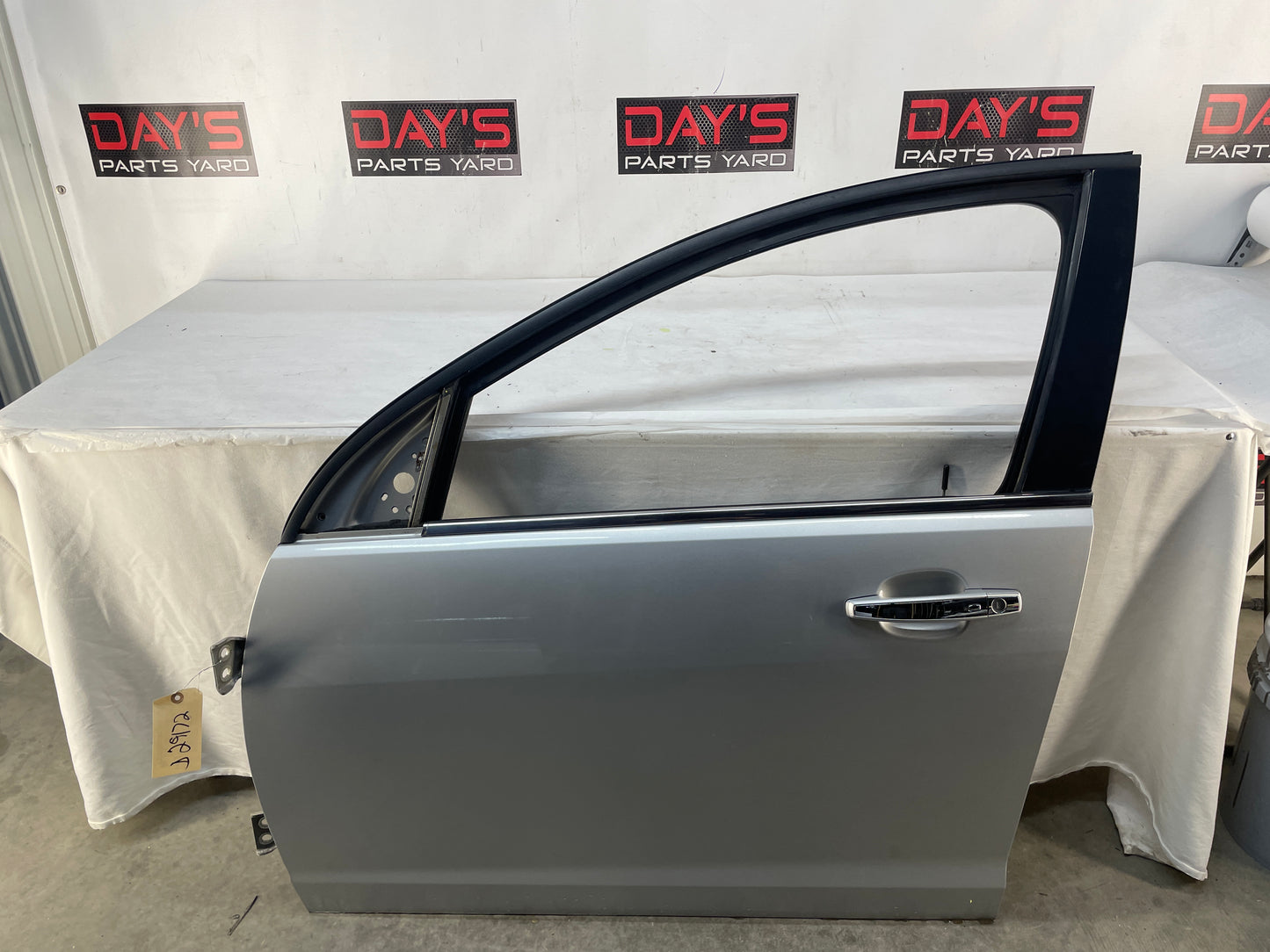 2015 Chevy SS Sedan LH Driver Front Exterior Door Silver OEM