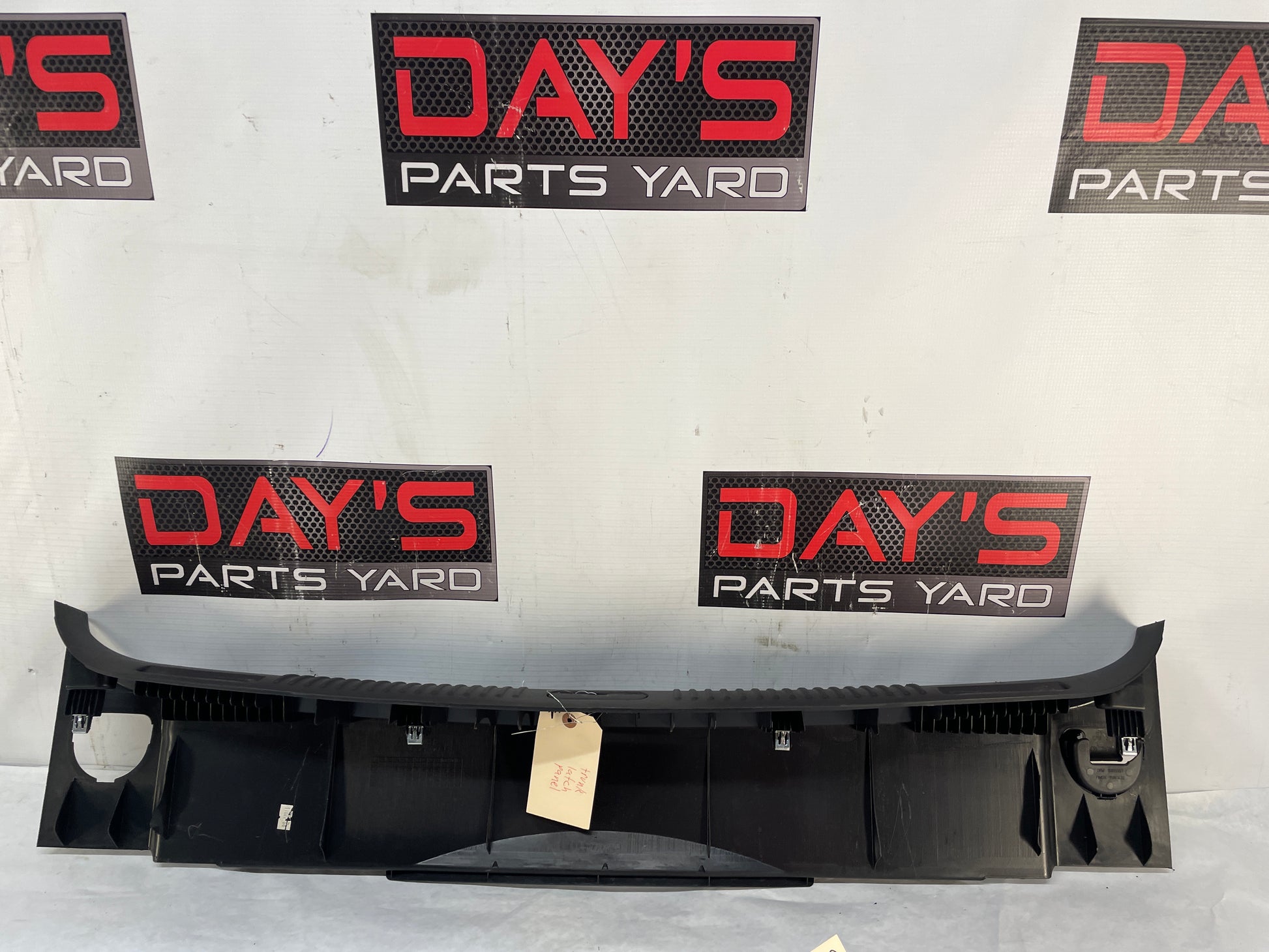 2009 Cadillac CTS-V Sedan Trunk Interior Cargo Liftgate Wall Plate Cover Trim Molding OEM - Day's Parts Yard