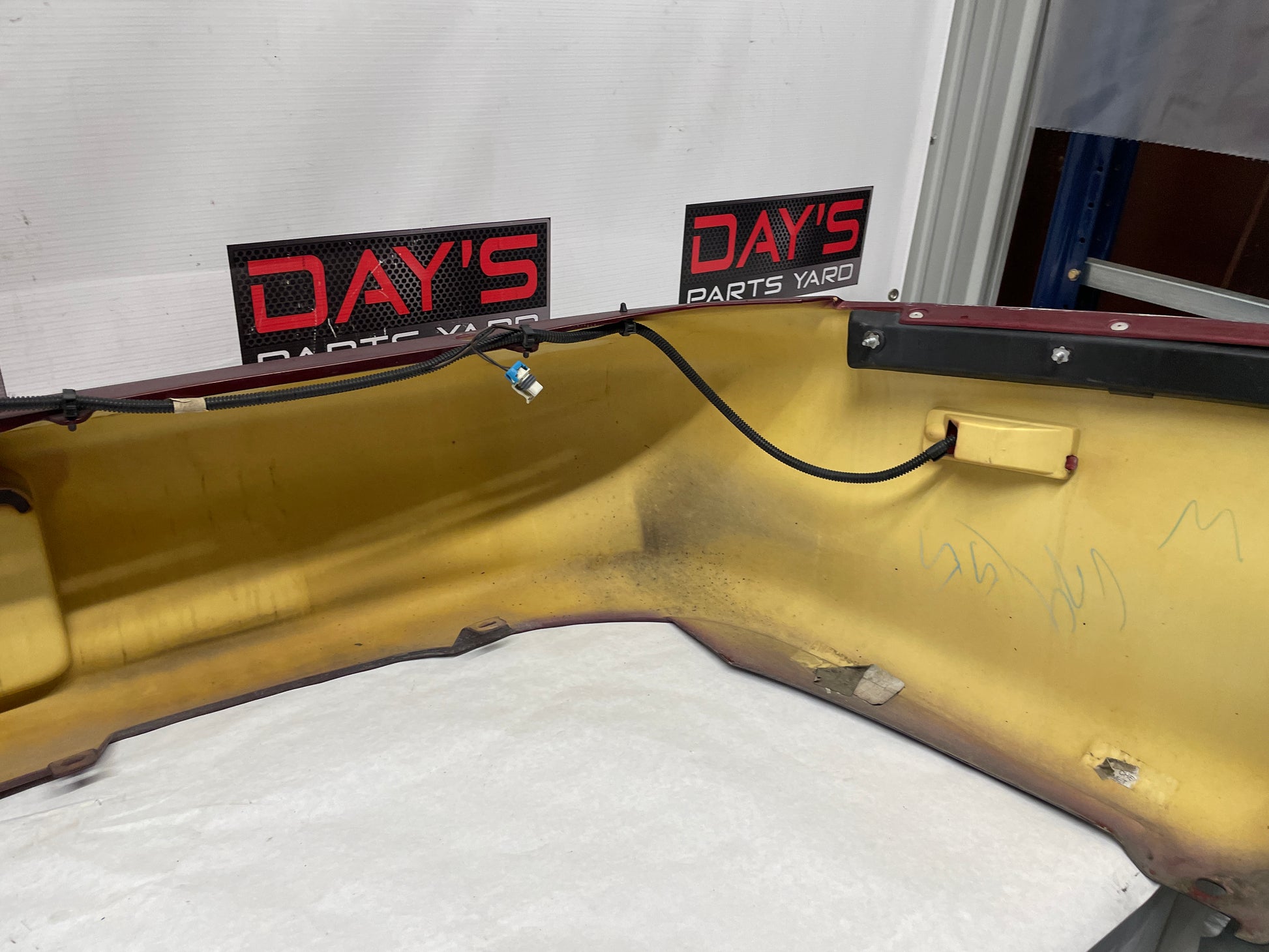 2002 Chevy Camaro Z28 Rear Bumper Cover Assembly Burgundy OEM - Day's Parts Yard