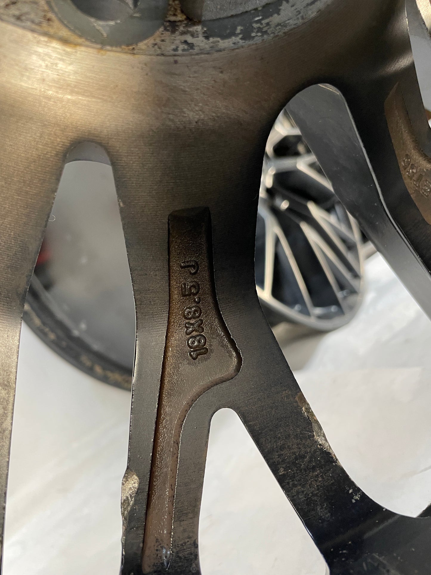 2008 Chevy C6 Corvette ZR1 ZR-1 Reproduction Wheels Fronts 18X8.5 Rears 19X10