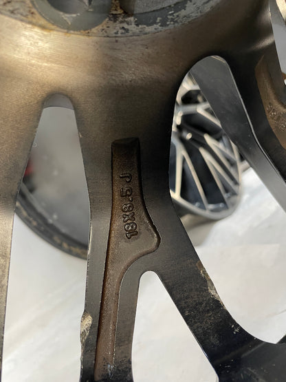 2008 Chevy C6 Corvette ZR1 ZR-1 Reproduction Wheels Fronts 18X8.5 Rears 19X10