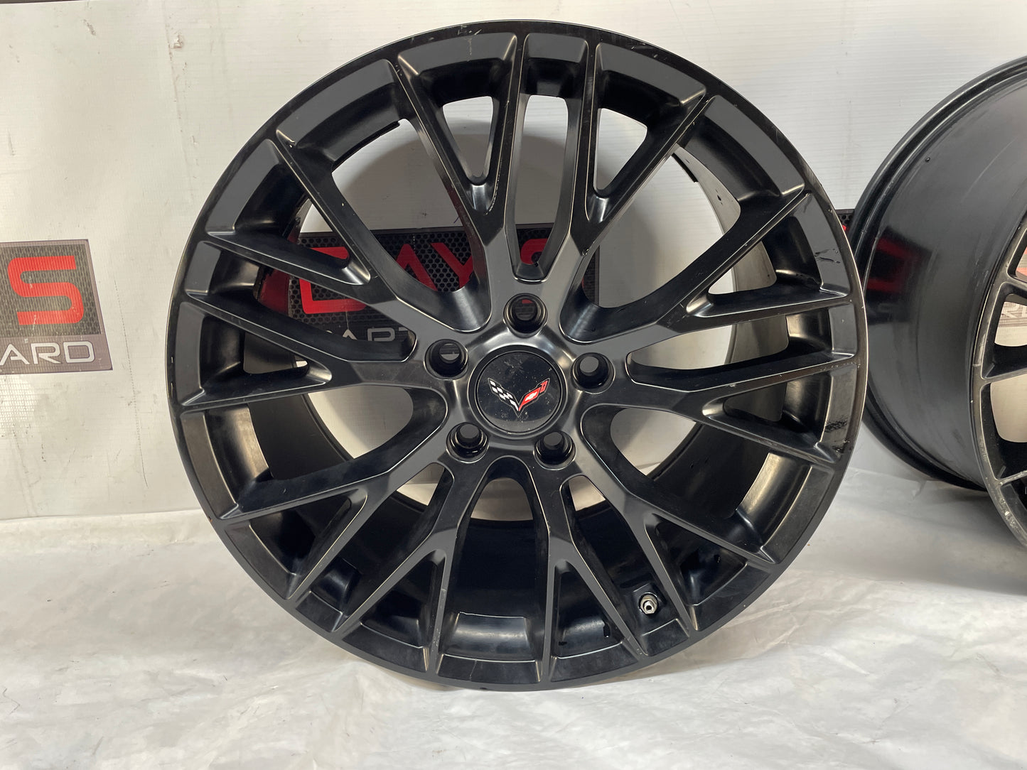 2008 Chevy C6 Corvette ZR1 ZR-1 Reproduction Wheels Fronts 18X8.5 Rears 19X10