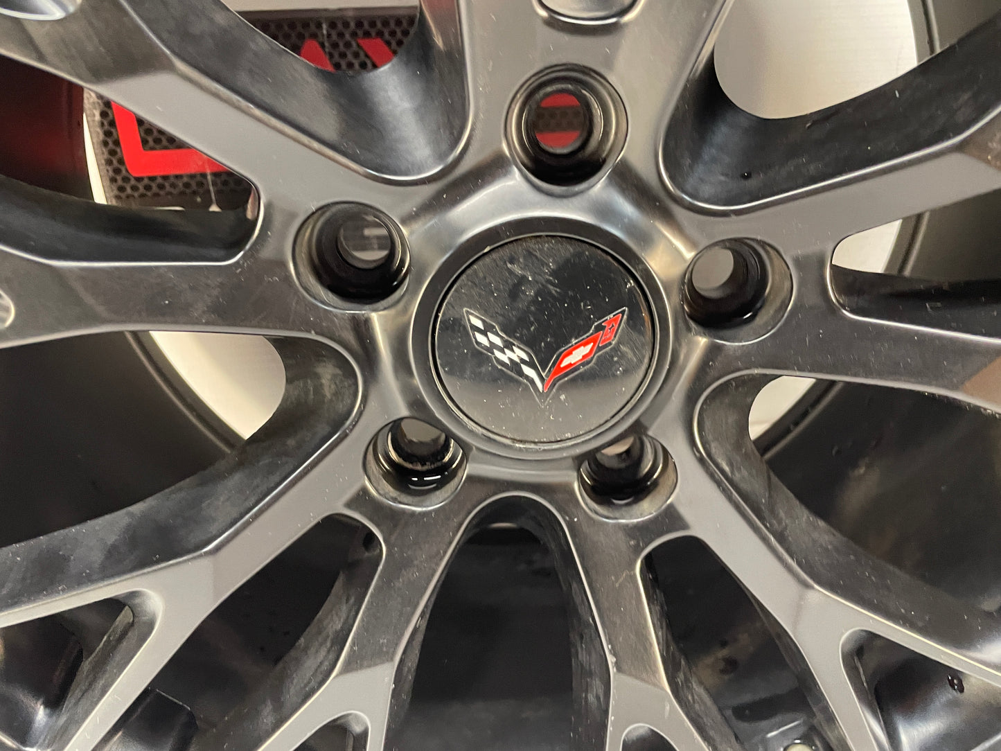 2008 Chevy C6 Corvette ZR1 ZR-1 Reproduction Wheels Fronts 18X8.5 Rears 19X10