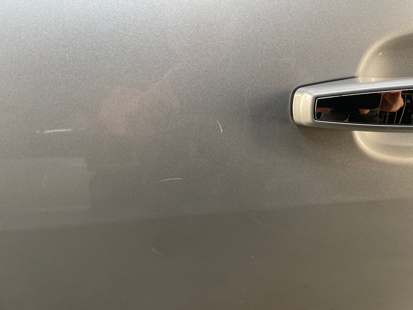 2015 Chevy SS Sedan LH Driver Front Exterior Door Silver OEM