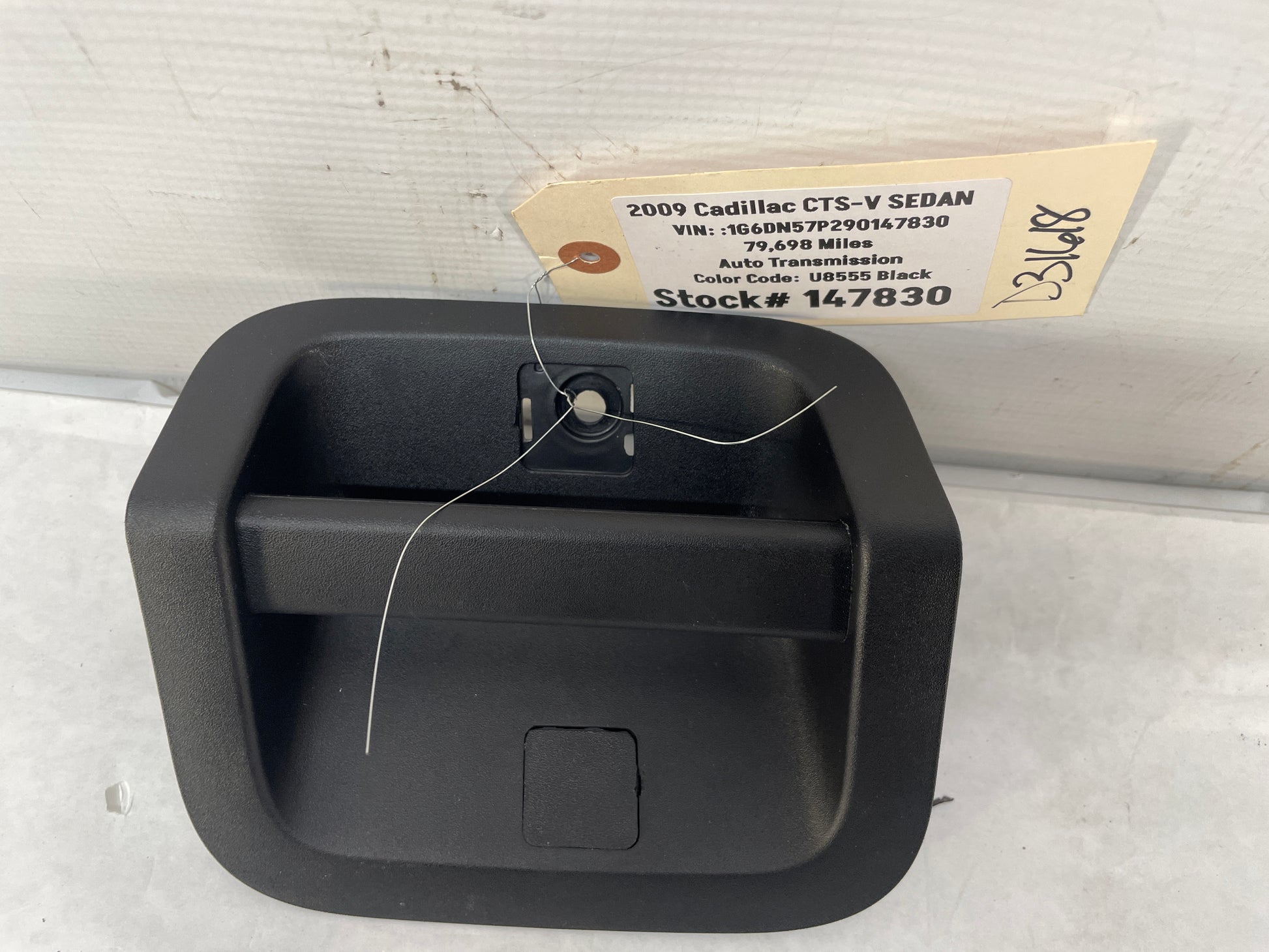 2009 Cadillac CTS-V Sedan Trunk Interior Handle OEM - Day's Parts Yard