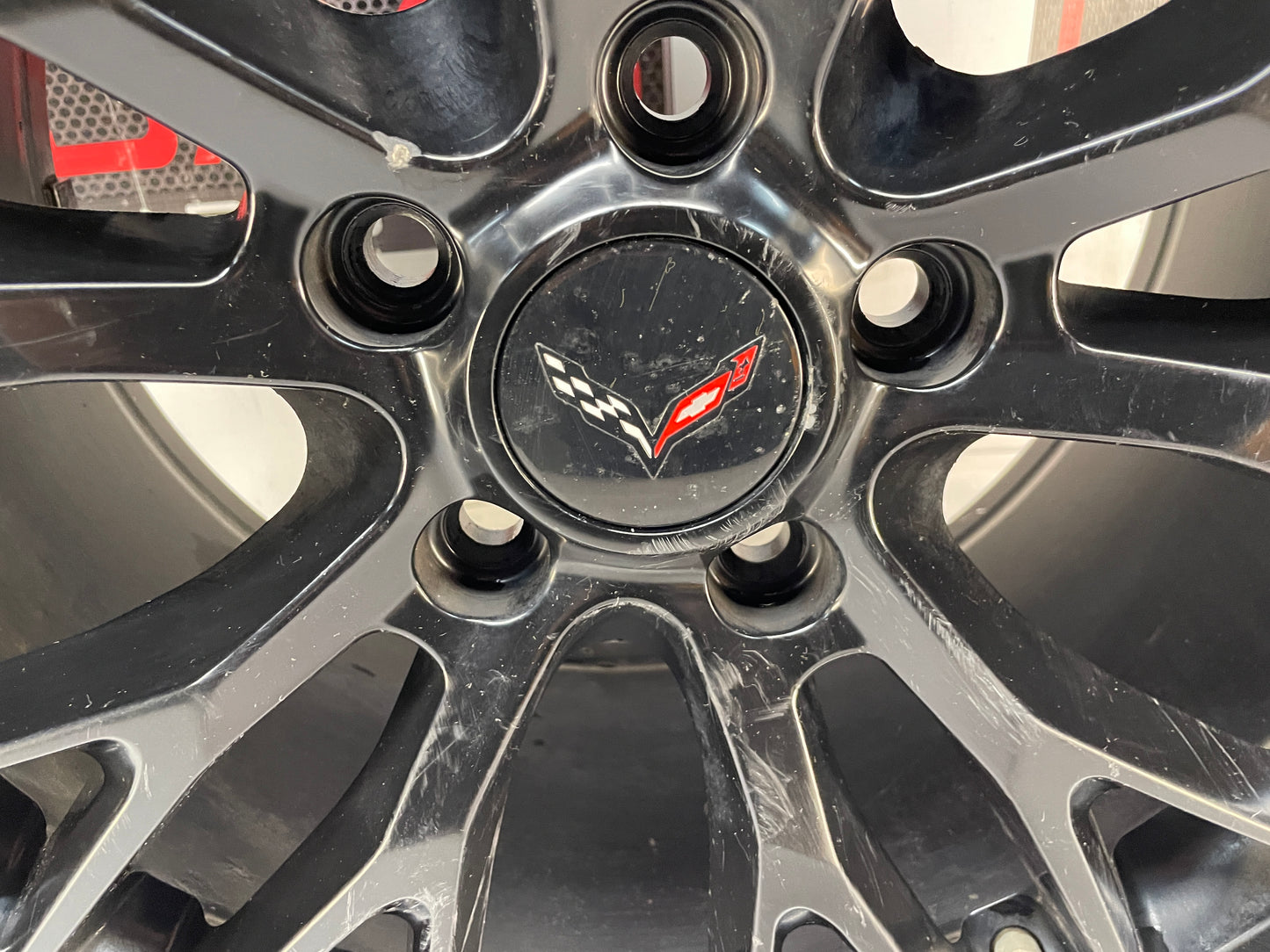 2008 Chevy C6 Corvette ZR1 ZR-1 Reproduction Wheels Fronts 18X8.5 Rears 19X10