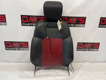 2009 Pontiac G8 GT LH Driver Front Seat Top Cushion Frame Cover Red & Black Leather OEM