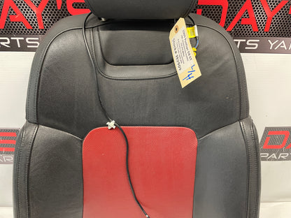 2009 Pontiac G8 GT LH Driver Front Seat Top Cushion Frame Cover Red & Black Leather OEM