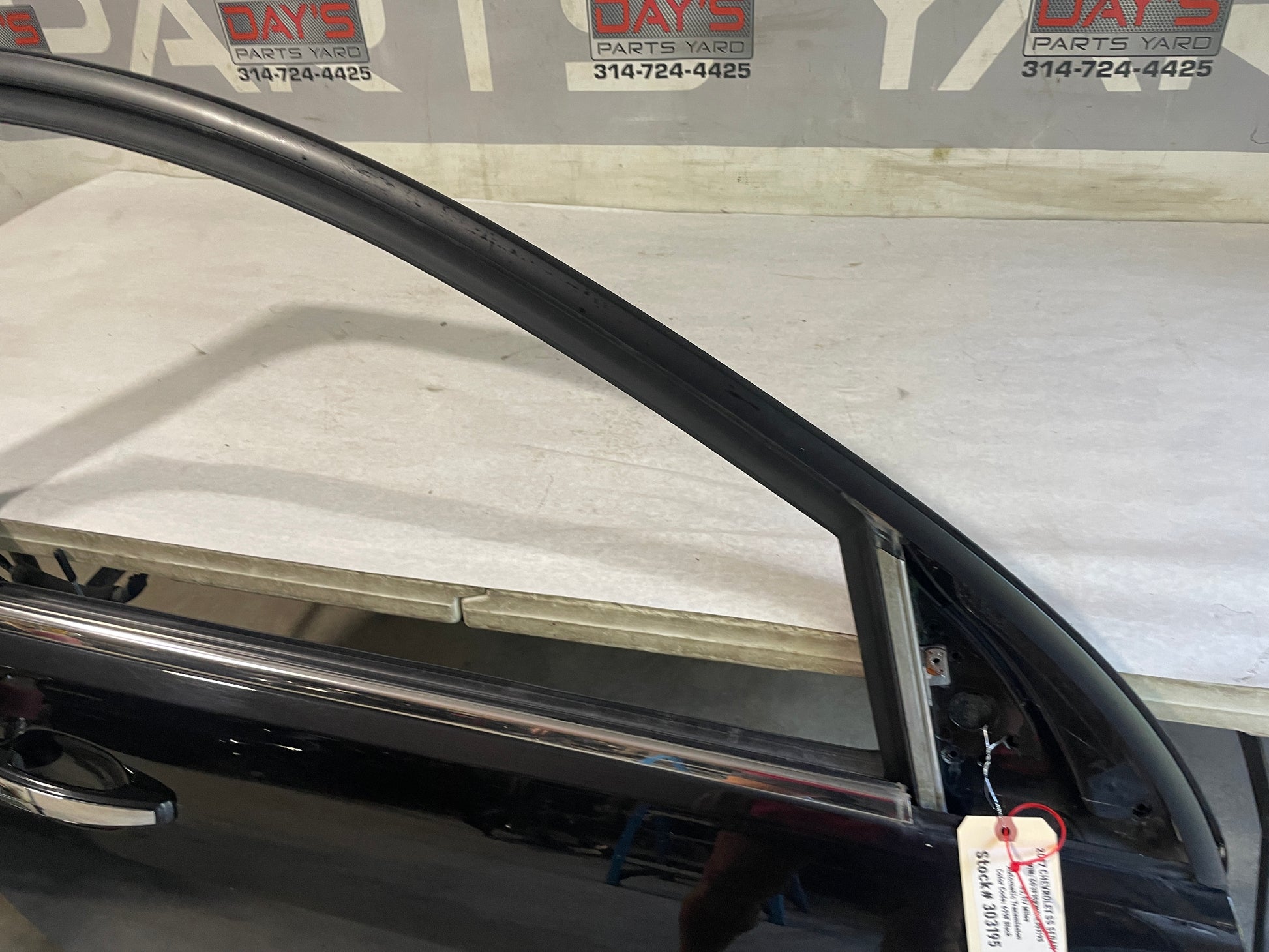 2017 Chevrolet SS Sedan Front RH Passenger Door Black OEM - Day's Parts Yard