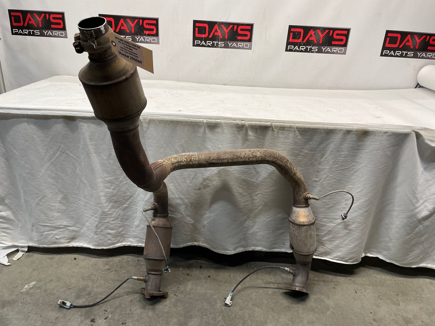 2013 GMC Sierra C1500 SLE Factory OEM Exhaust Catalytic Converters 76K - Day's Parts Yard