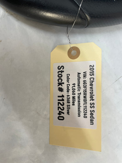 2015 Chevy SS Sedan Steering Wheel OEM