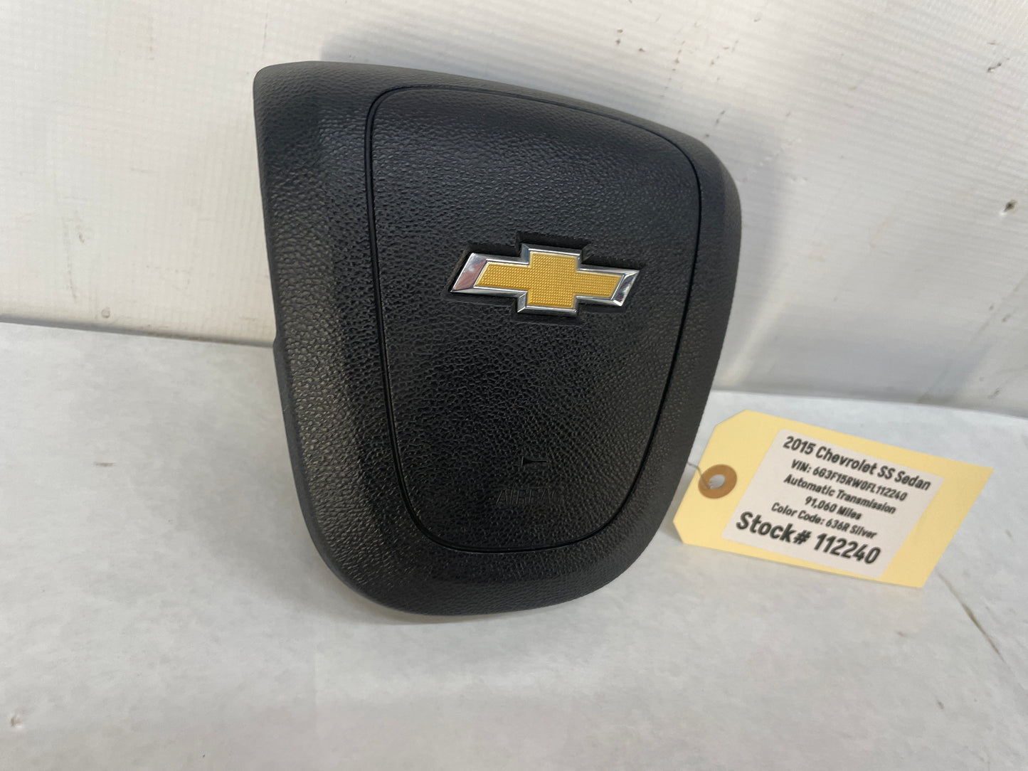2015 Chevy SS Sedan Steering Wheel Air Bag Airbag OEM