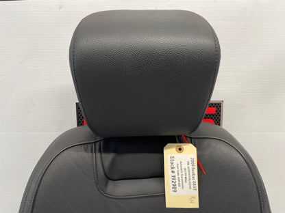 2009 Pontiac G8 GT RH Passenger Front Seat Top Cushion Frame Cover Red & Black Leather OEM