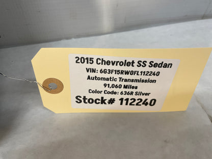 2015 Chevy SS Sedan Steering Wheel Air Bag Airbag OEM