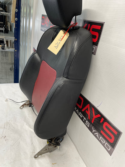 2009 Pontiac G8 GT RH Passenger Front Seat Top Cushion Frame Cover Red & Black Leather OEM