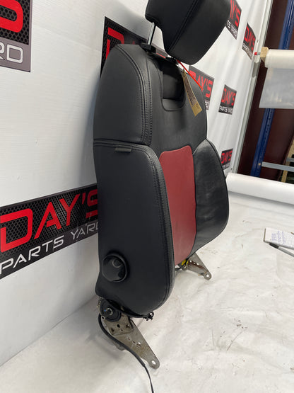 2009 Pontiac G8 GT RH Passenger Front Seat Top Cushion Frame Cover Red & Black Leather OEM