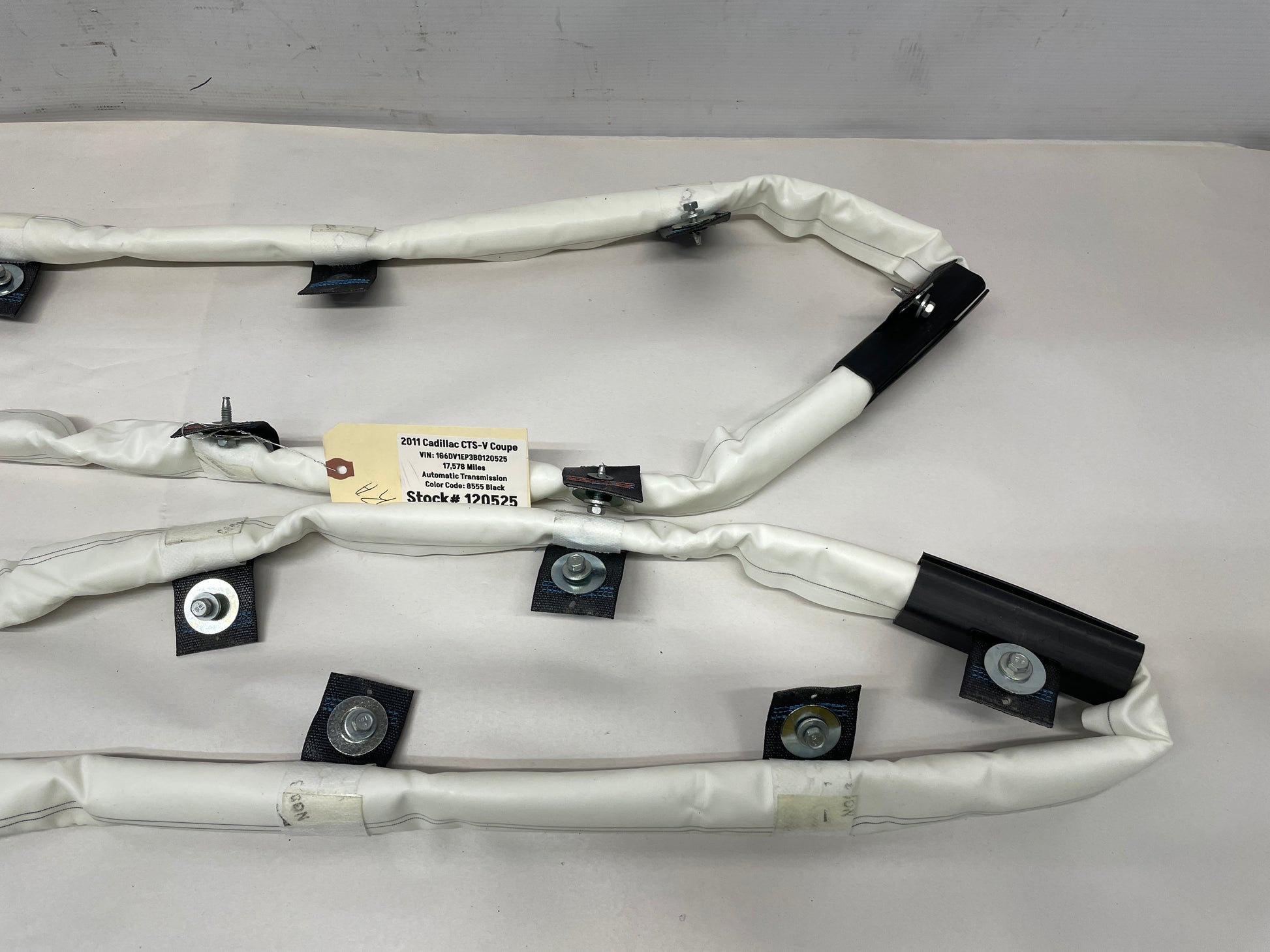 2011 Cadillac CTS-V Coupe RH & LH Curtain Air Bags Air Bags OEM - Day's Parts Yard