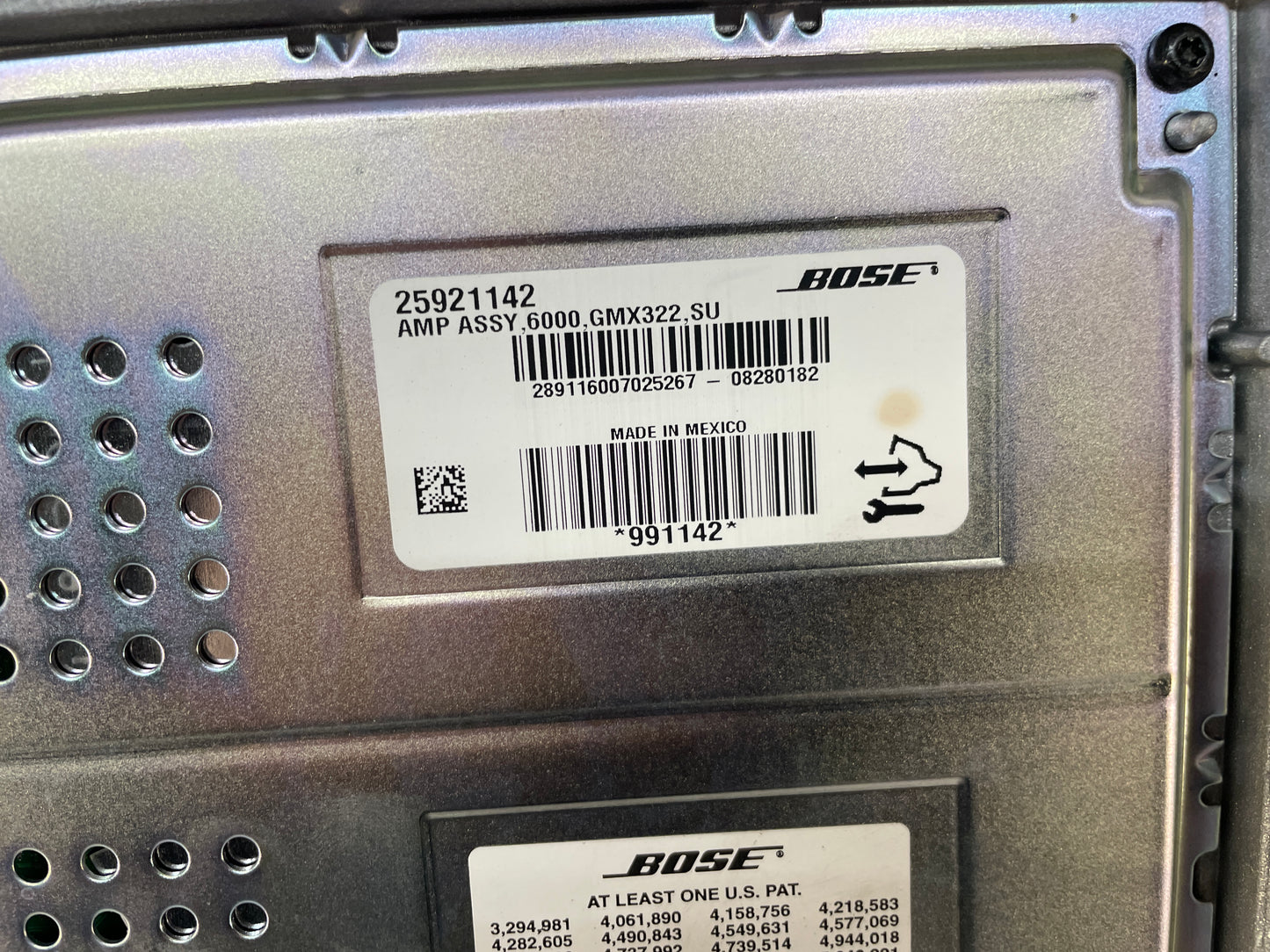 2009 Cadillac CTS-V Sedan Bose Radio Stereo Speaker Amplifier OEM - Day's Parts Yard