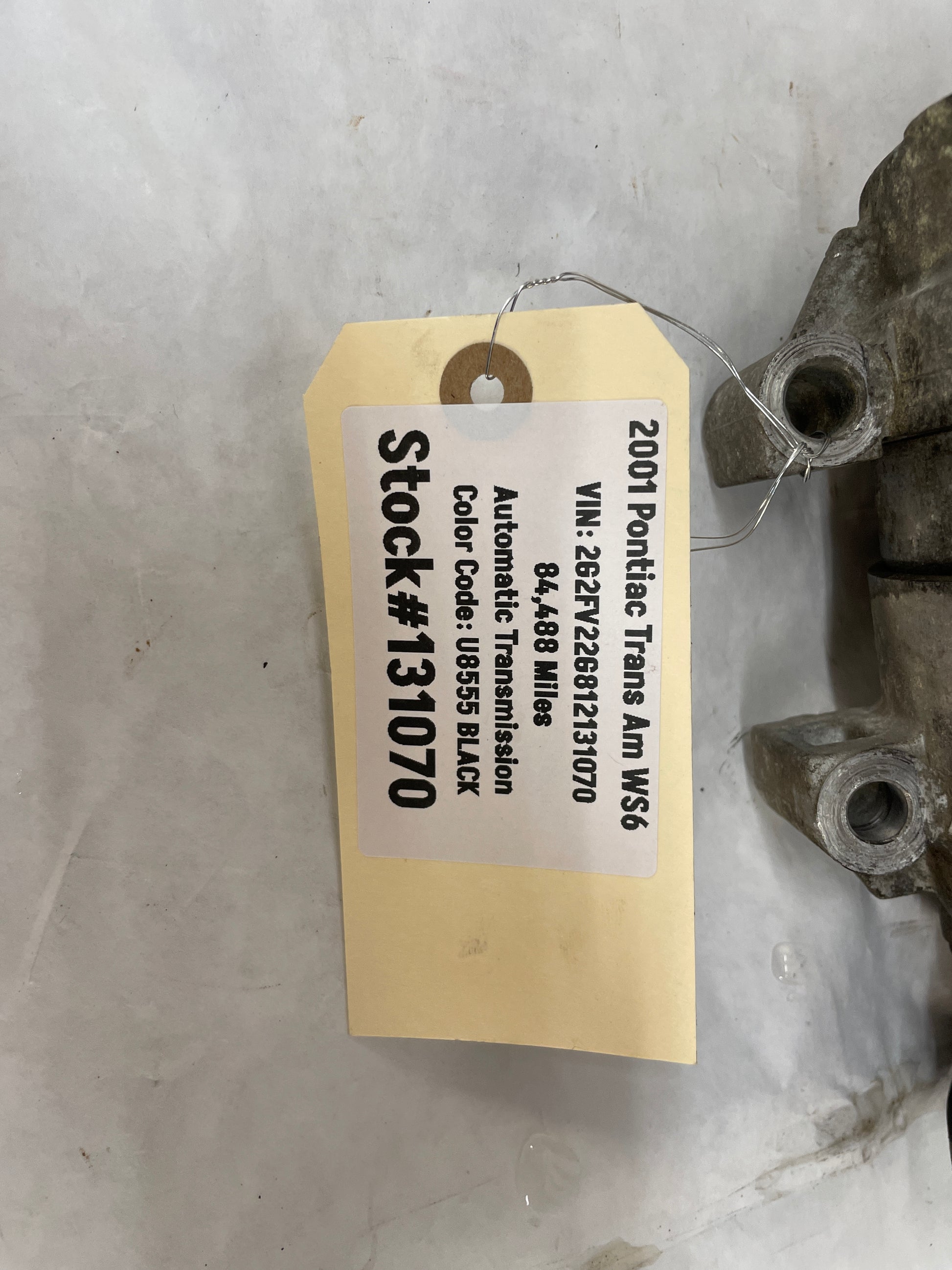 2001 Pontiac Firebird Trans AM WS6 AC Air Conditioner Compressor w/ Hardware OEM - Day's Parts Yard