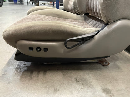 2002 Chevy Camaro Z28 Seats Fronts and Rears Gray Grey Cloth OEM - Day's Parts Yard