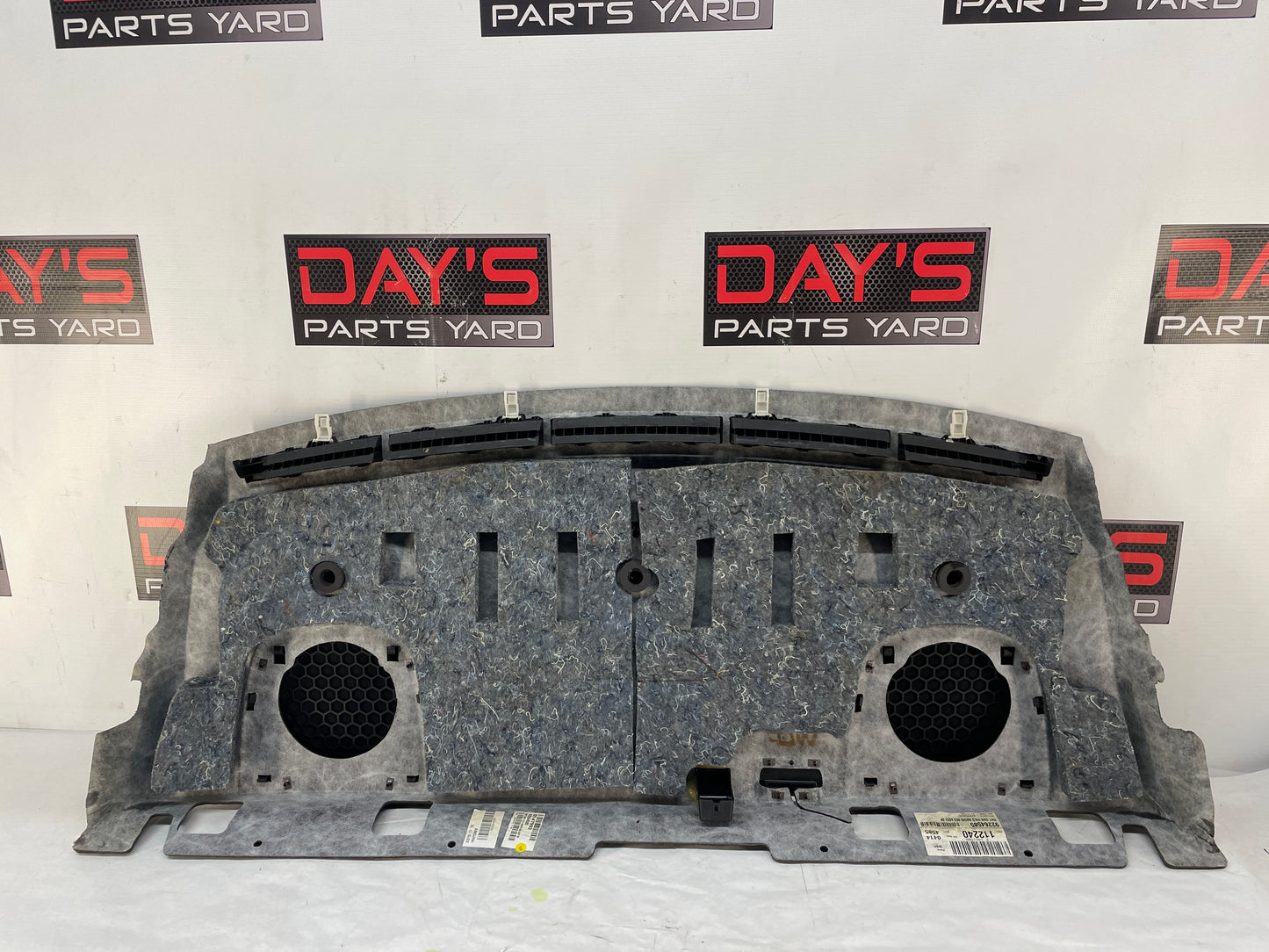 2015 Chevy SS Sedan Rear Interior Package Deck Tray Parcel Shelf Trim Cover OEM