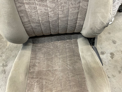 2002 Chevy Camaro Z28 Seats Fronts and Rears Gray Grey Cloth OEM - Day's Parts Yard