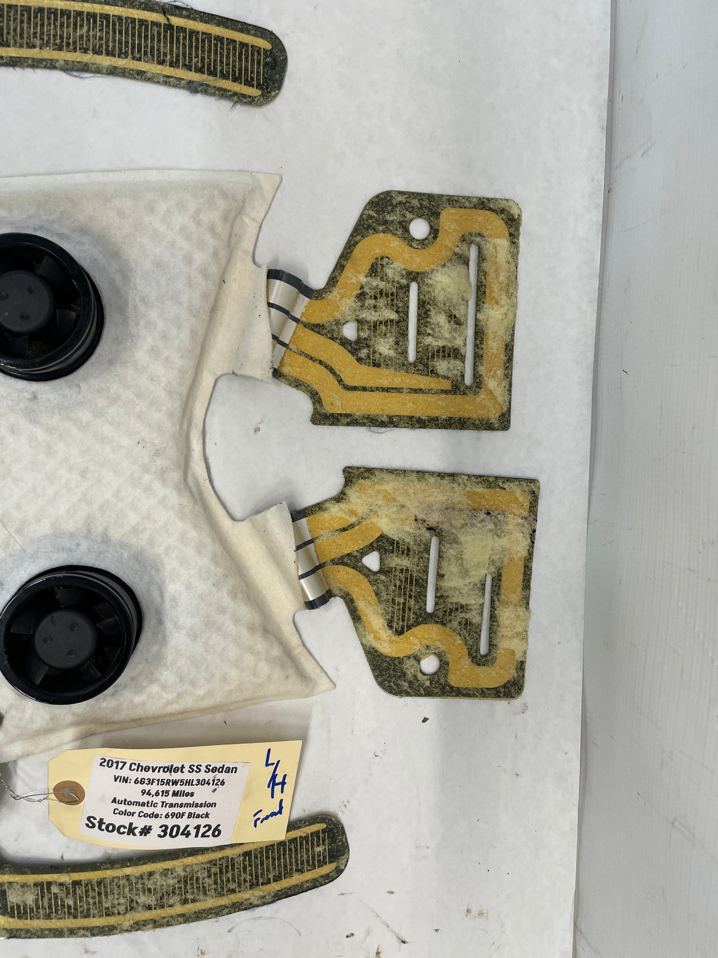 2017 Chevy SS Sedan LH Driver Front Seat Heat Element Vent Fan Mat OEM