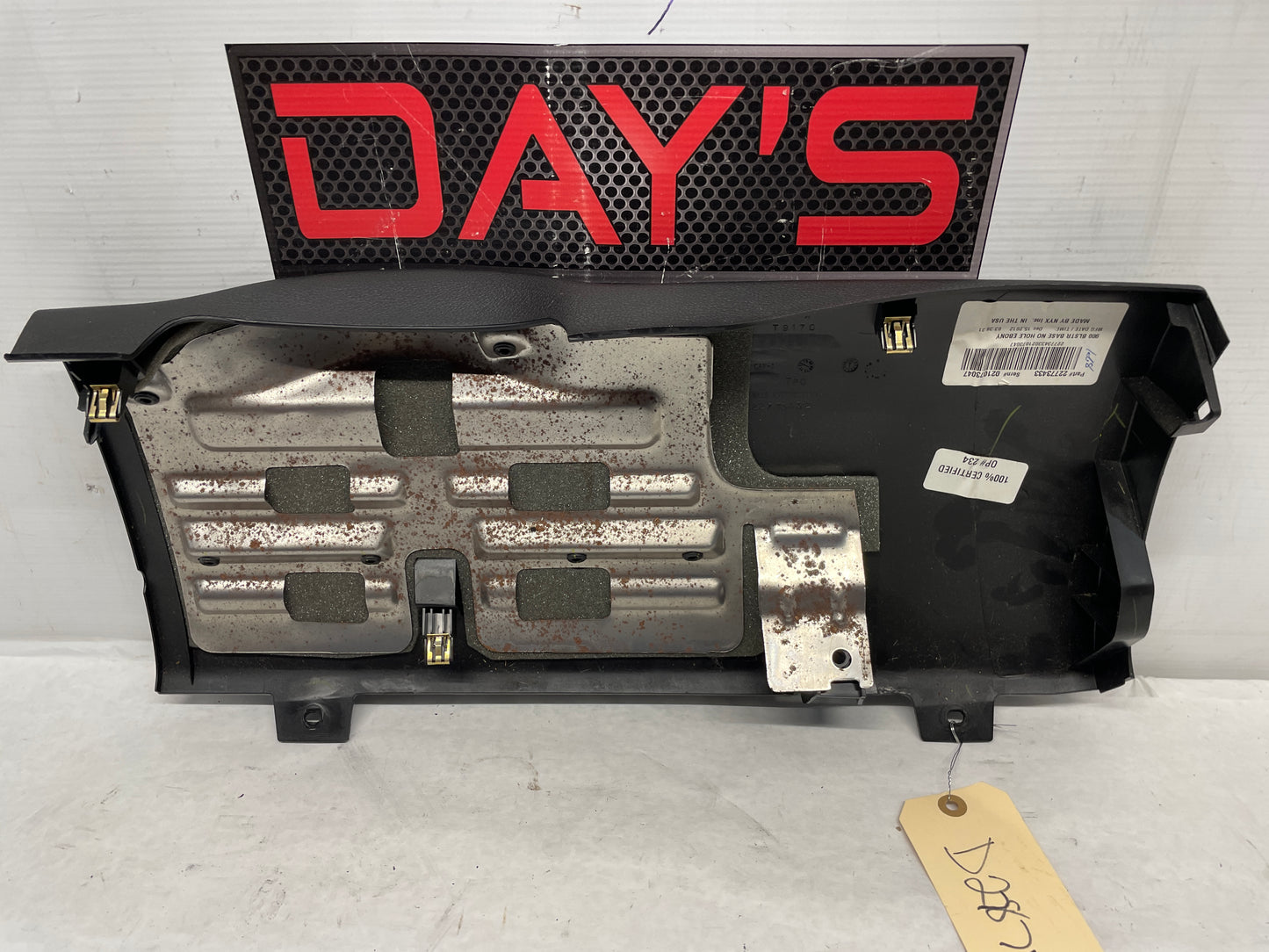 2013 GMC Sierra C1500 SLE Steering Column Knee Trim Bolster OEM Ebony - Day's Parts Yard