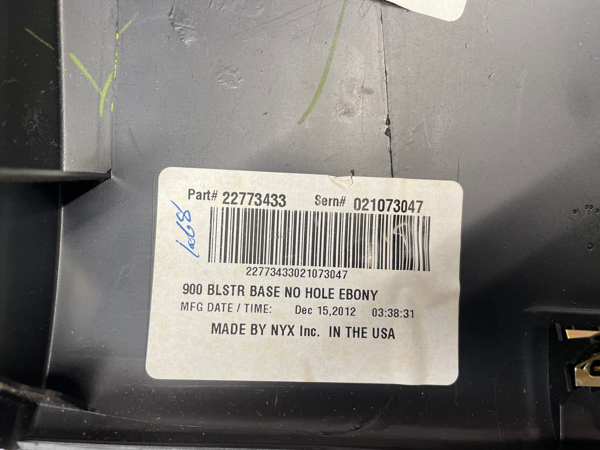 2013 GMC Sierra C1500 SLE Steering Column Knee Trim Bolster OEM Ebony - Day's Parts Yard