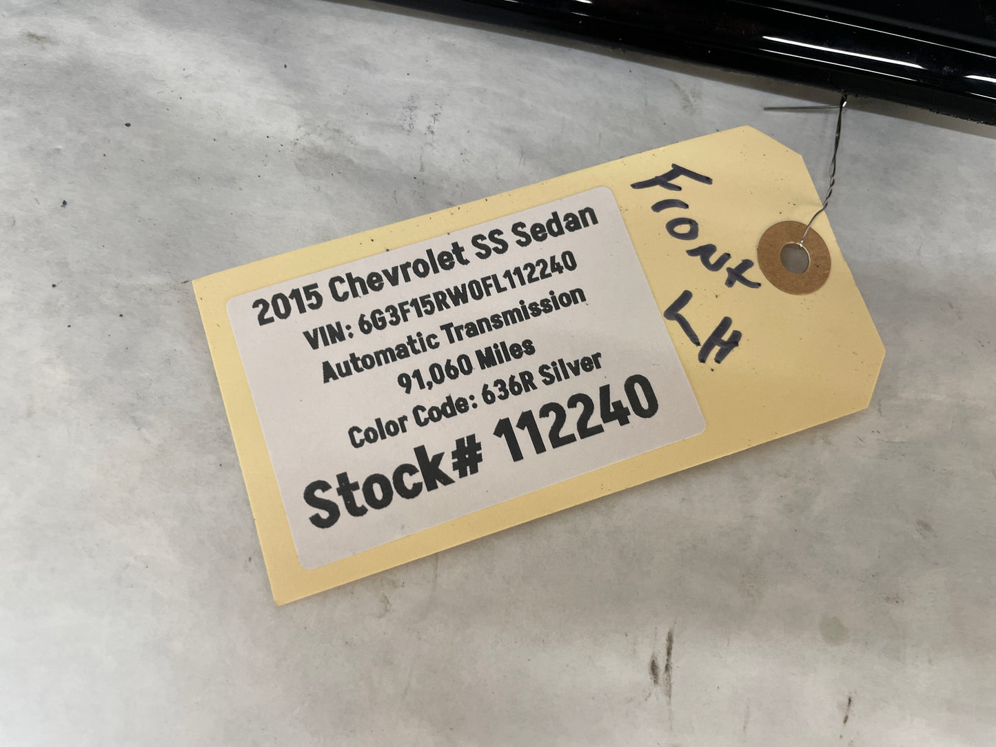 2015 Chevy SS Sedan LH Driver Front Master Power Window Mirror Buttons OEM