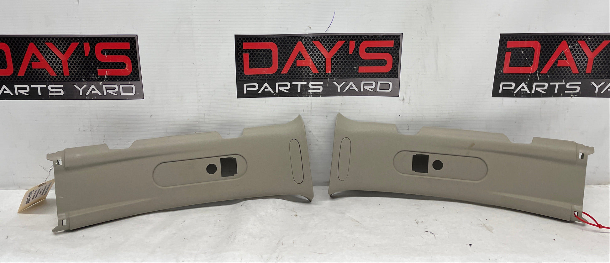 2013 GMC Sierra C1500 SLE RH & LH  B Pillar Upper Trim Tan OEM - Day's Parts Yard