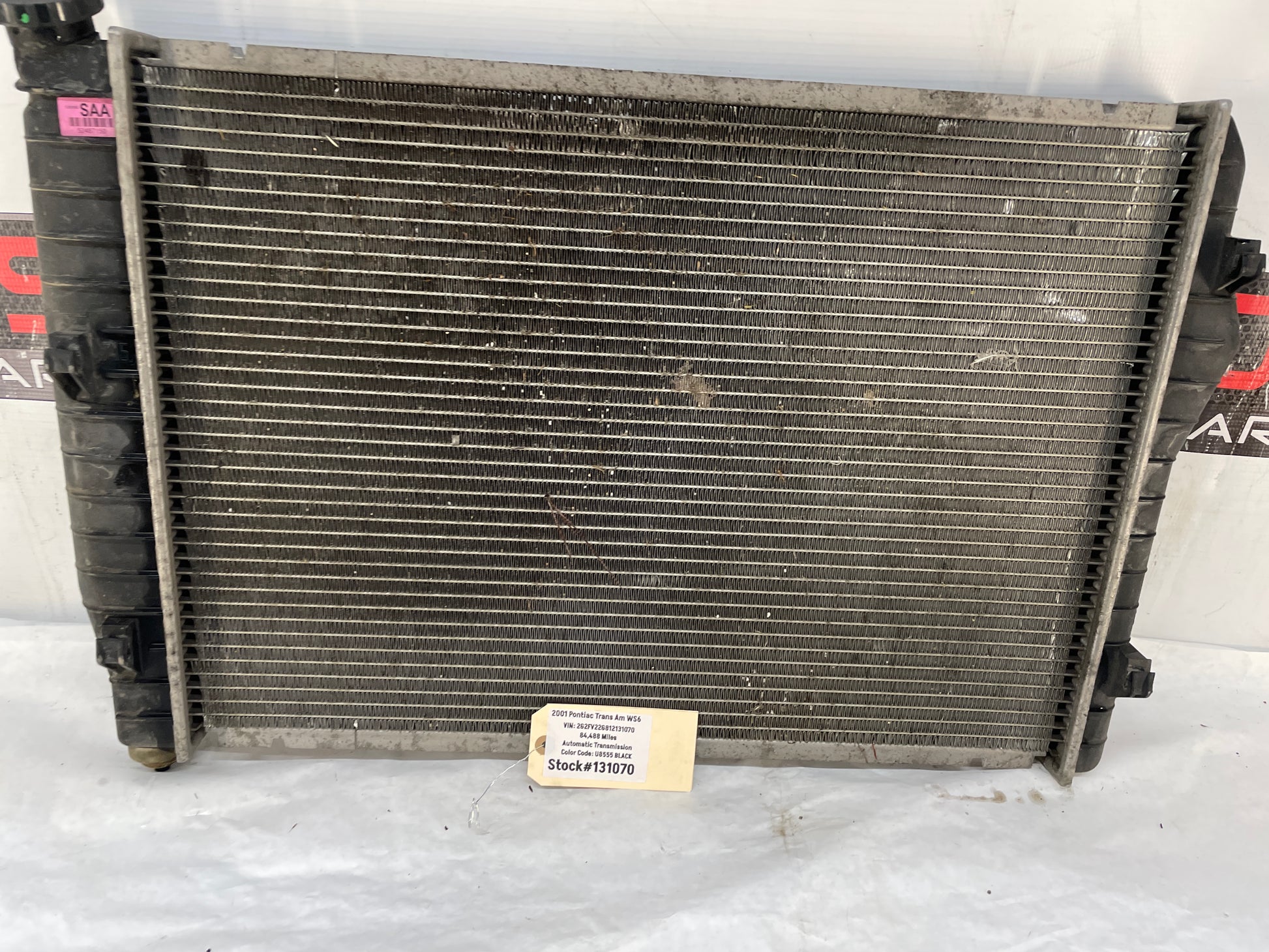 2001 Pontiac Firebird Trans AM WS6 Radiator OEM - Day's Parts Yard