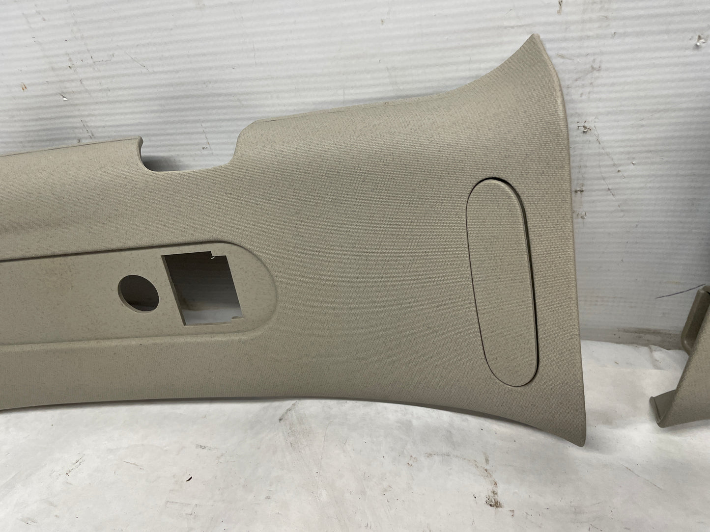 2013 GMC Sierra C1500 SLE RH & LH  B Pillar Upper Trim Tan OEM - Day's Parts Yard