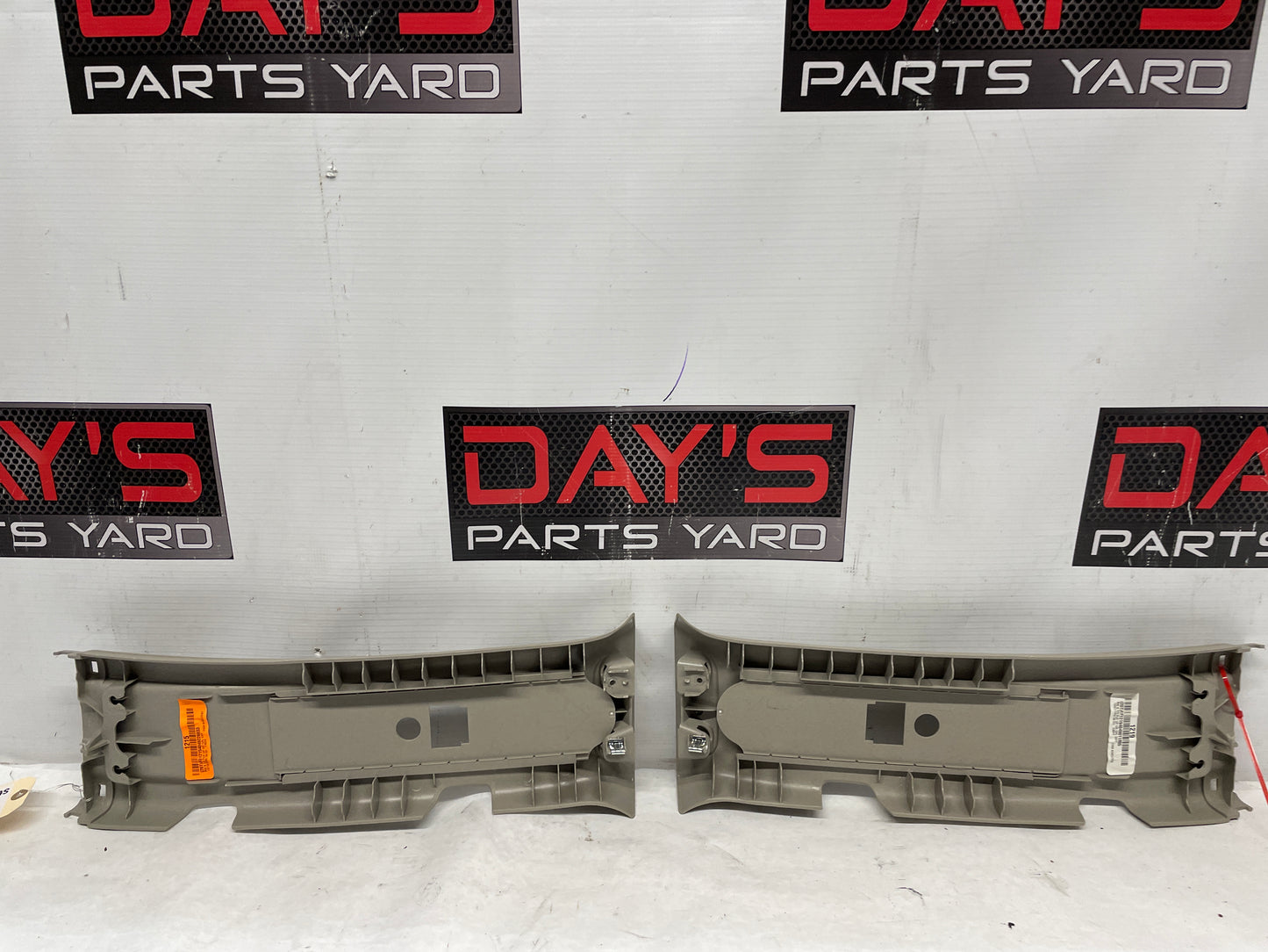 2013 GMC Sierra C1500 SLE RH & LH  B Pillar Upper Trim Tan OEM - Day's Parts Yard