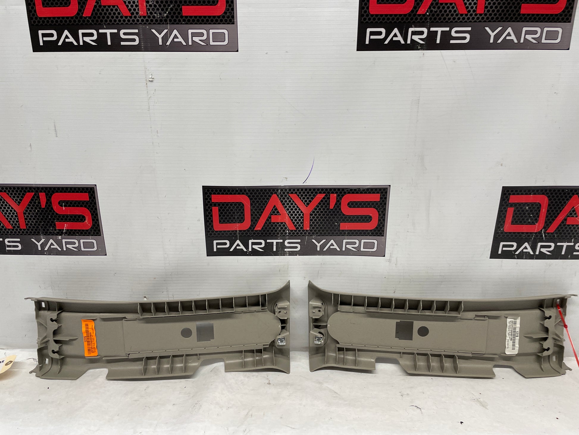 2013 GMC Sierra C1500 SLE RH & LH  B Pillar Upper Trim Tan OEM - Day's Parts Yard