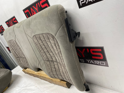 2002 Chevy Camaro Z28 Seats Fronts and Rears Gray Grey Cloth OEM - Day's Parts Yard