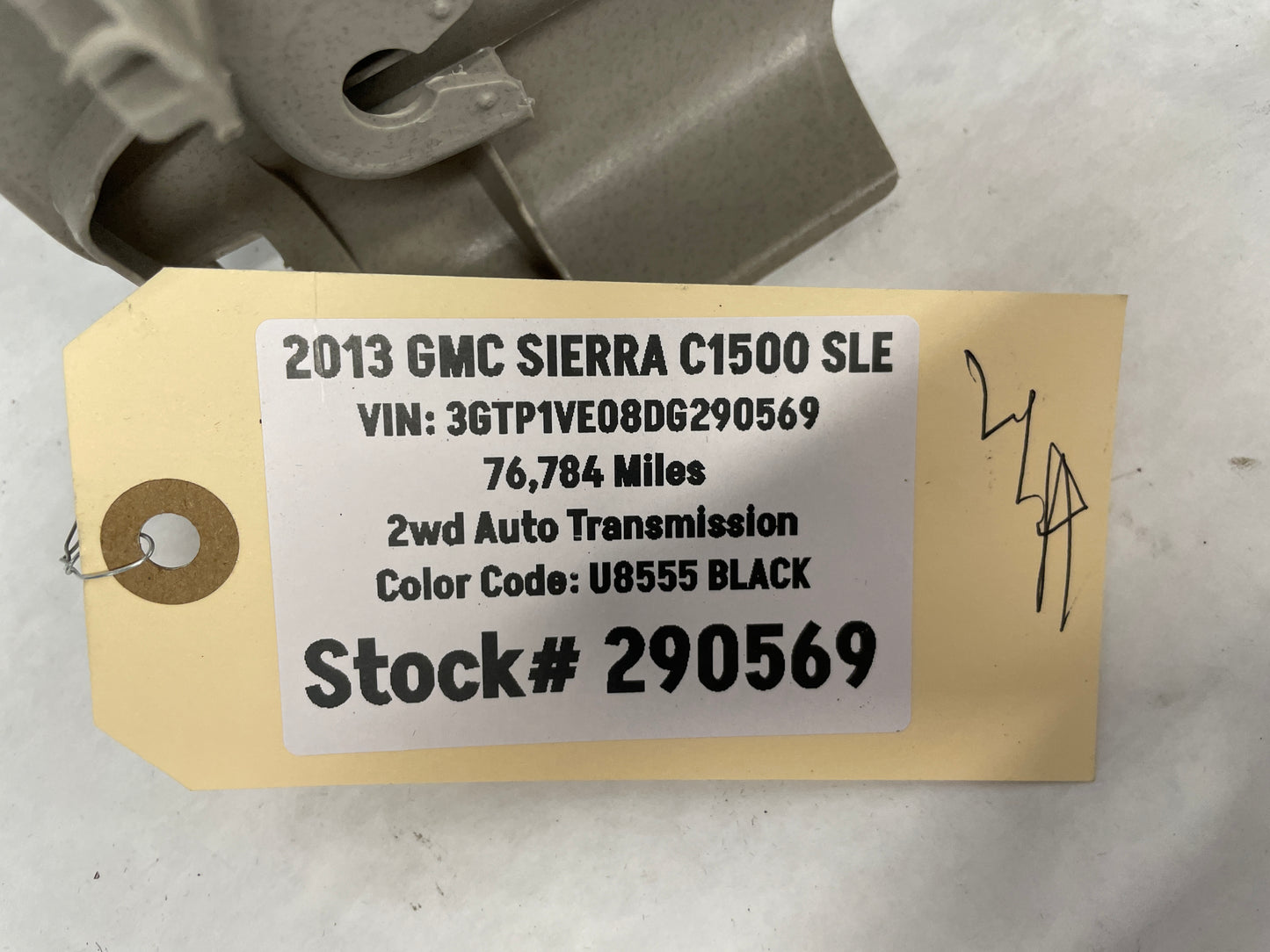 2013 GMC Sierra C1500 SLE RH & LH  B Pillar Upper Trim Tan OEM - Day's Parts Yard