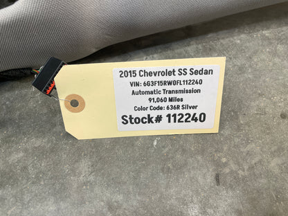 2015 Chevy SS Sedan Head Liner Headliner OEM