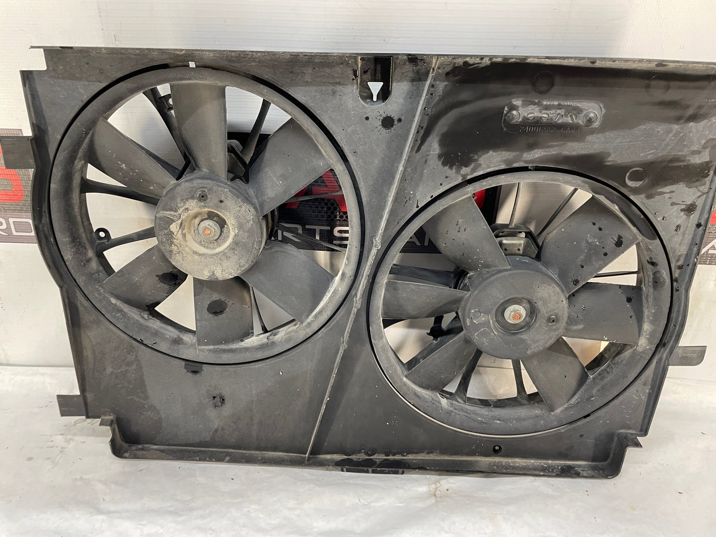 2001 Pontiac Firebird Trans AM WS6 Dual Radiator Electric Cooling Fans Assembly OEM - Day's Parts Yard
