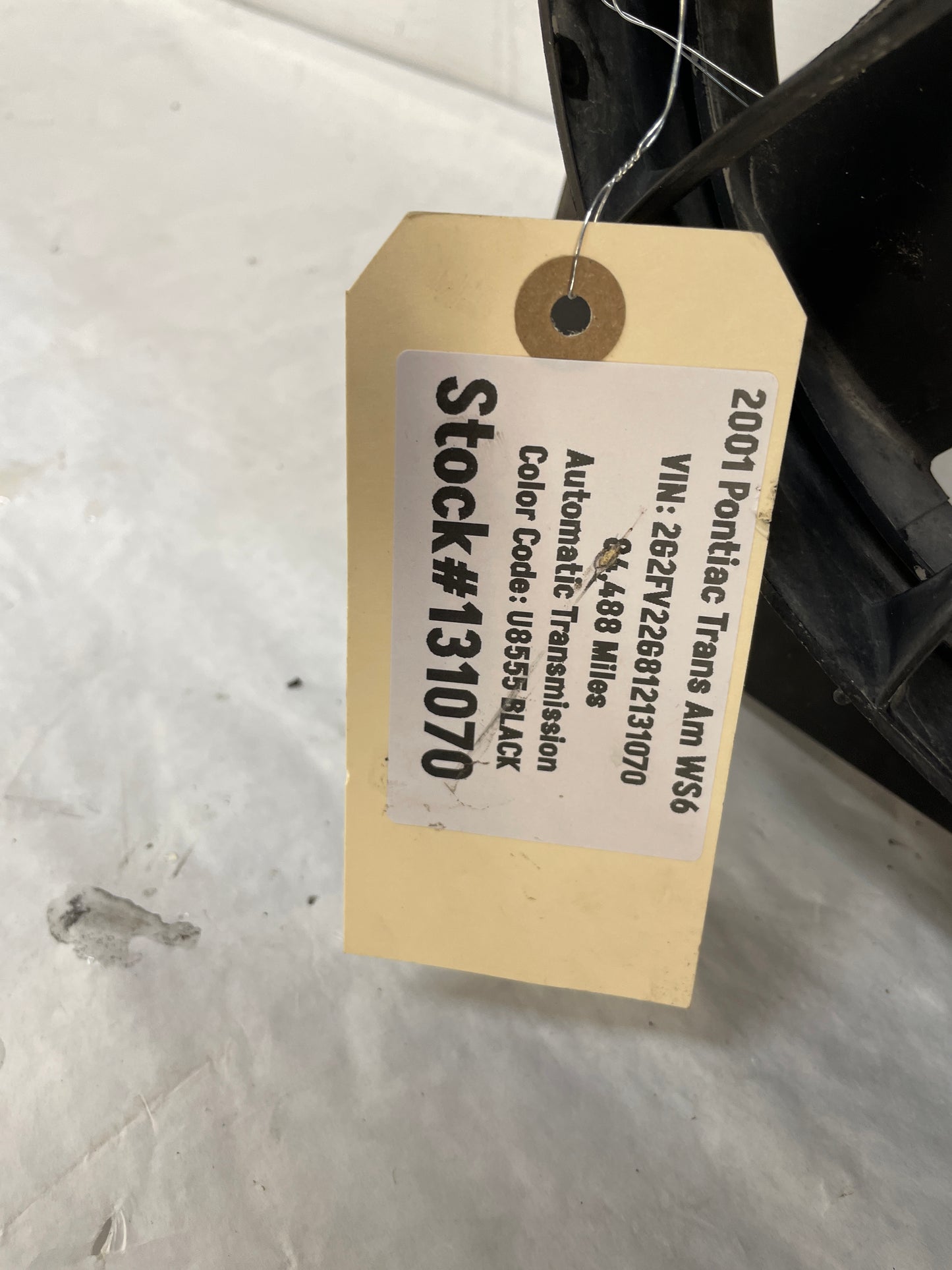 2001 Pontiac Firebird Trans AM WS6 Dual Radiator Electric Cooling Fans Assembly OEM - Day's Parts Yard