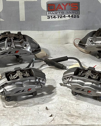 2017 Chevy Camaro ZL1 Brembo Brake Calipers Front and Rear w/ Rotors OEM