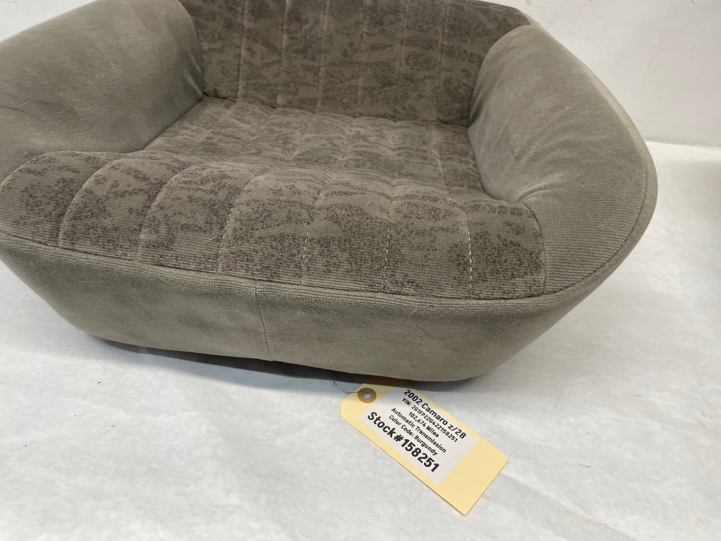 2002 Chevy Camaro Z28 Seats Fronts and Rears Gray Grey Cloth OEM - Day's Parts Yard