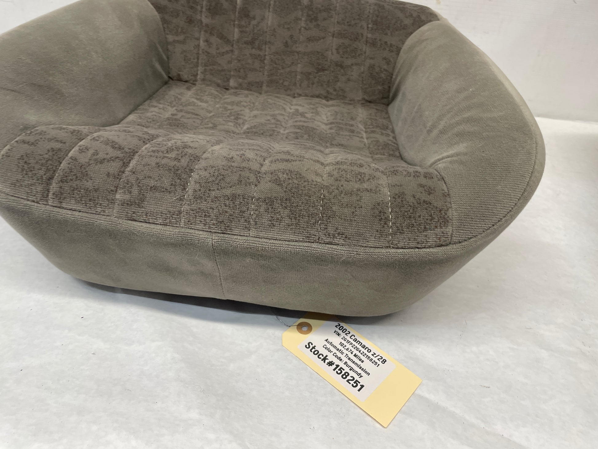 2002 Chevy Camaro Z28 Seats Fronts and Rears Gray Grey Cloth OEM - Day's Parts Yard