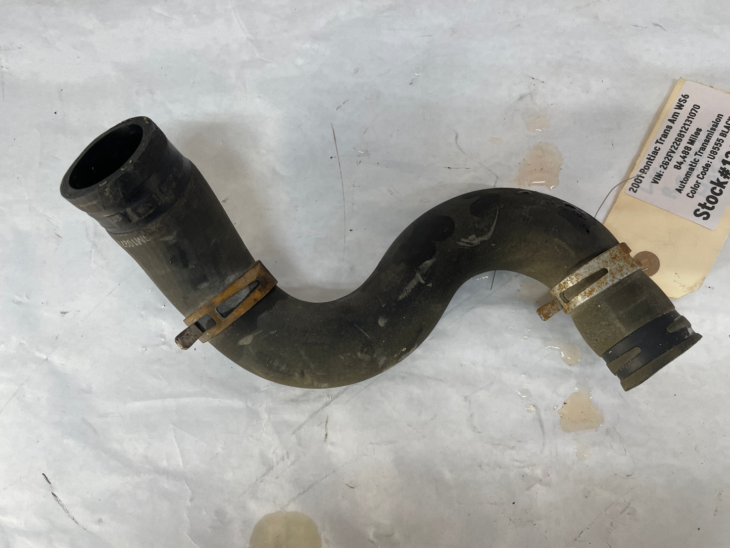 2001 Pontiac Trans AM WS6 Upper and Lower Radiator Coolant Hoses PS Cooler OEM - Day's Parts Yard