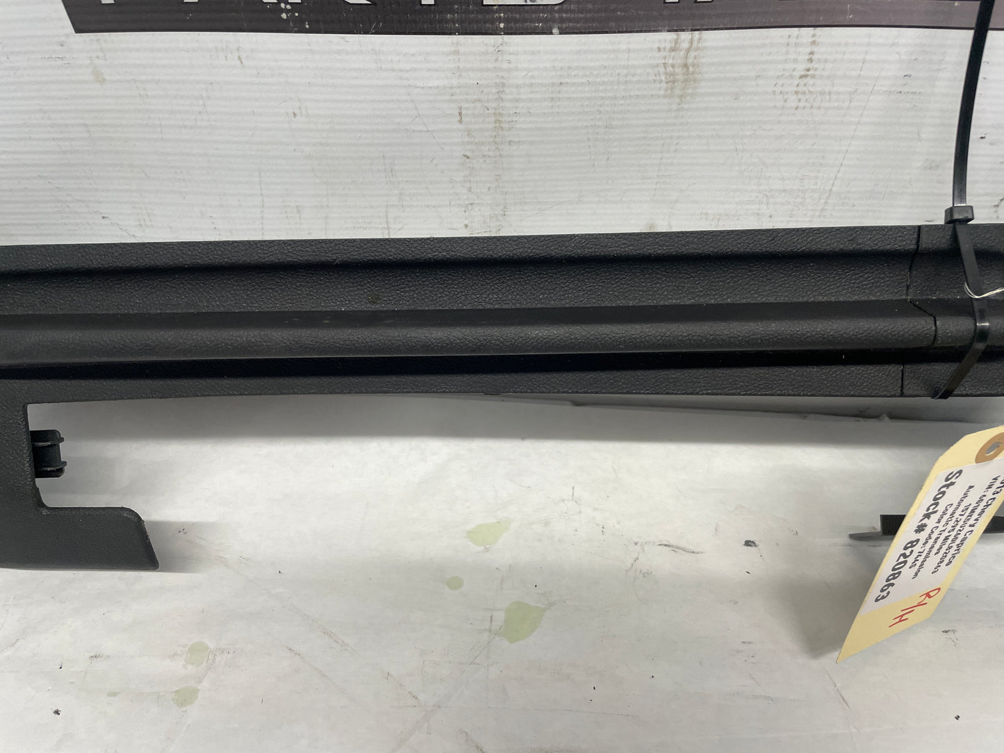 2013 Chevy Caprice RH Passenger Front Outer Seat Track Trim Covers OEM - Day's Parts Yard