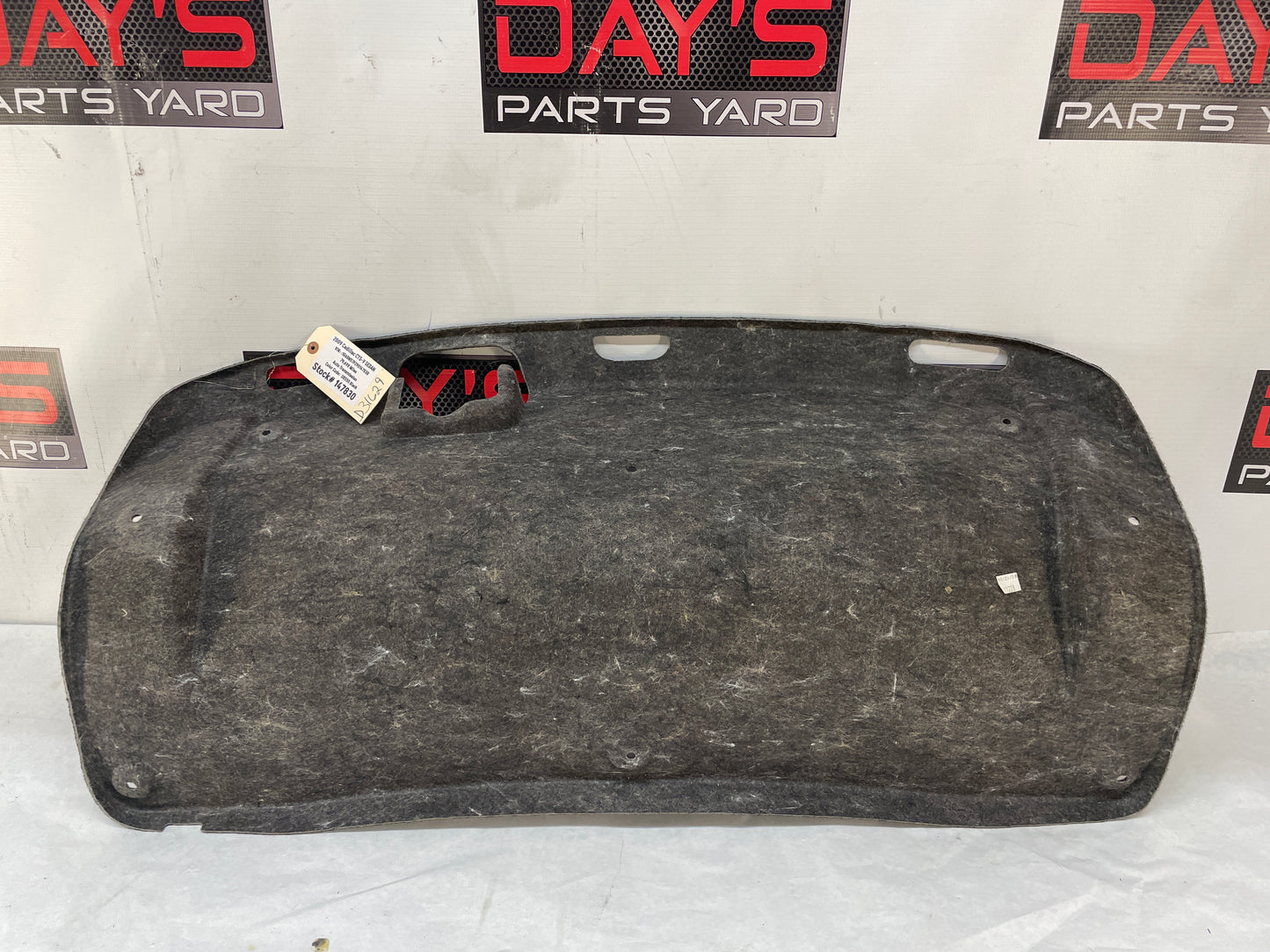 2009 Cadillac CTS-V Sedan Trunk Deck Lid Liner Carpet Felt Panel Trim OEM - Day's Parts Yard