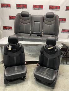 2016 Chevy SS Sedan Seats Fronts and Rears Black Leather Alcantara Suede OEM - Day's Parts Yard