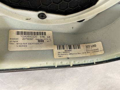 2009 Cadillac CTS-V Sedan RH Passenger Front Interior Door Panel Trim OEM - Day's Parts Yard
