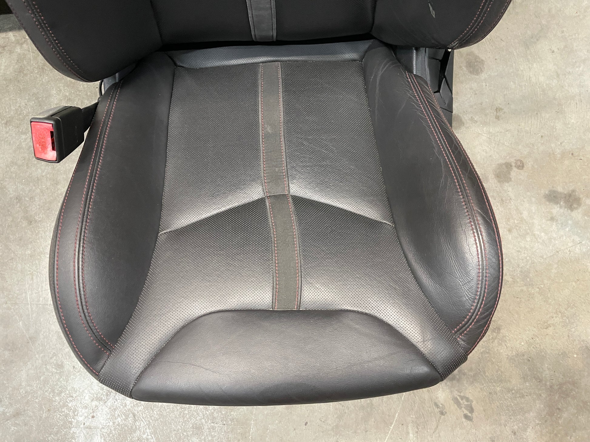 2016 Chevy SS Sedan Seats Fronts and Rears Black Leather Alcantara Suede OEM - Day's Parts Yard