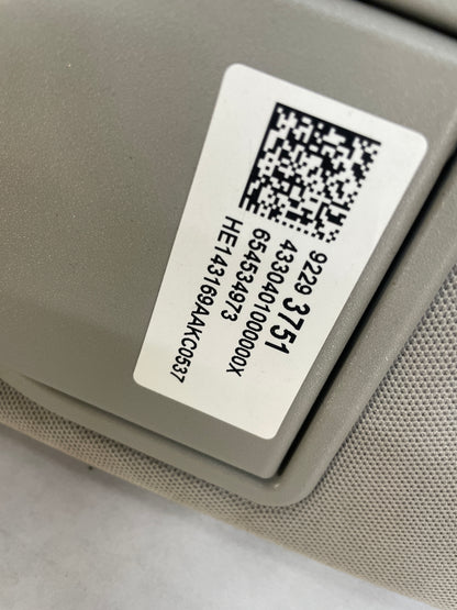 2015 Chevy SS Sedan RH & LH Sun Visor Sunvisor w/ Clips OEM